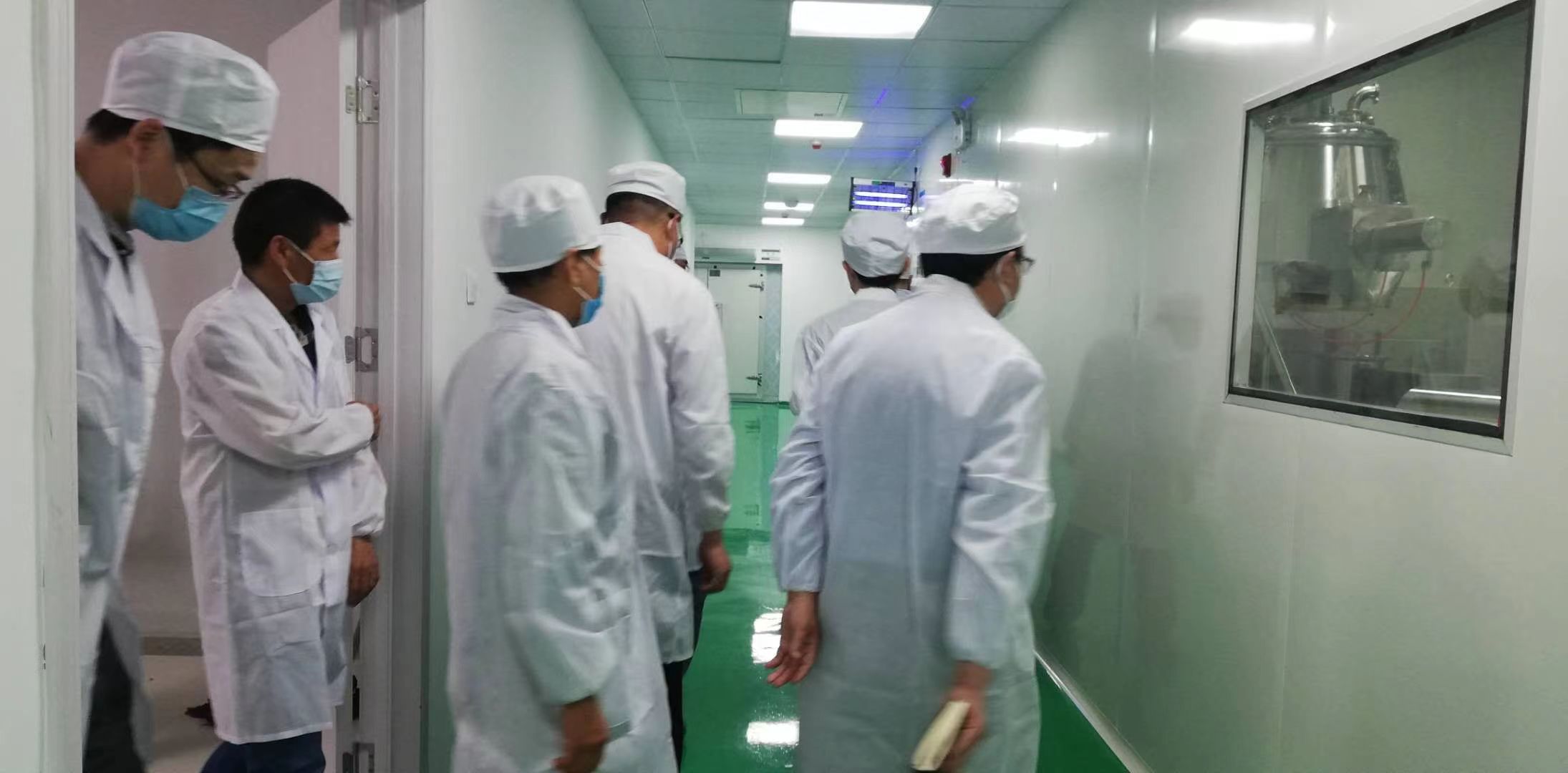 湖北省藥品監(jiān)督管理局朱與杰副局長(zhǎng)一行來(lái)公司調(diào)研